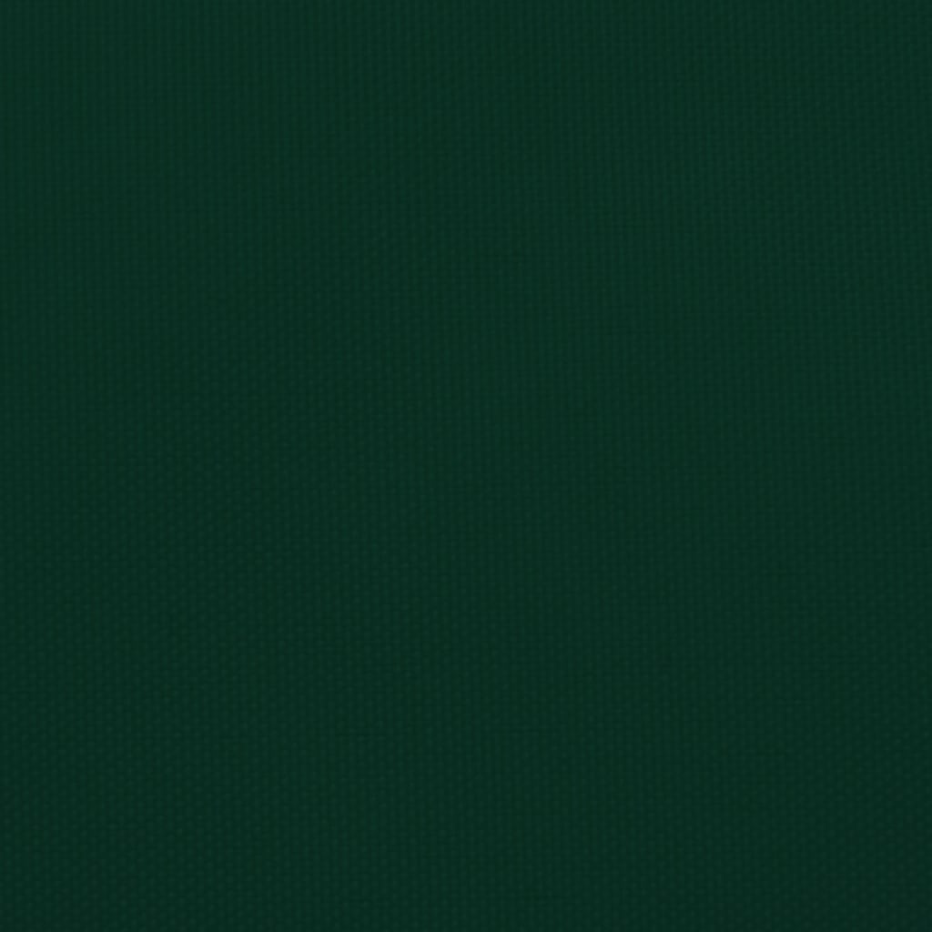 Sonnensegel Oxford-Gewebe Rechteckig 3x4 m Dunkelgrün