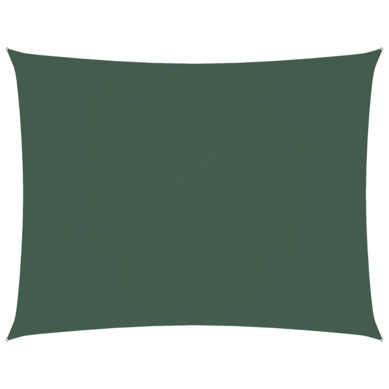 Sonnensegel Oxford-Gewebe Rechteckig 3x4,5 m Dunkelgrün