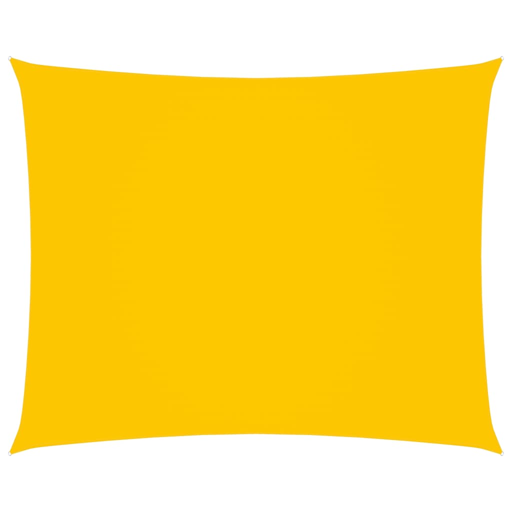 Sonnensegel Oxford-Gewebe Rechteckig 3,5x5 m Gelb