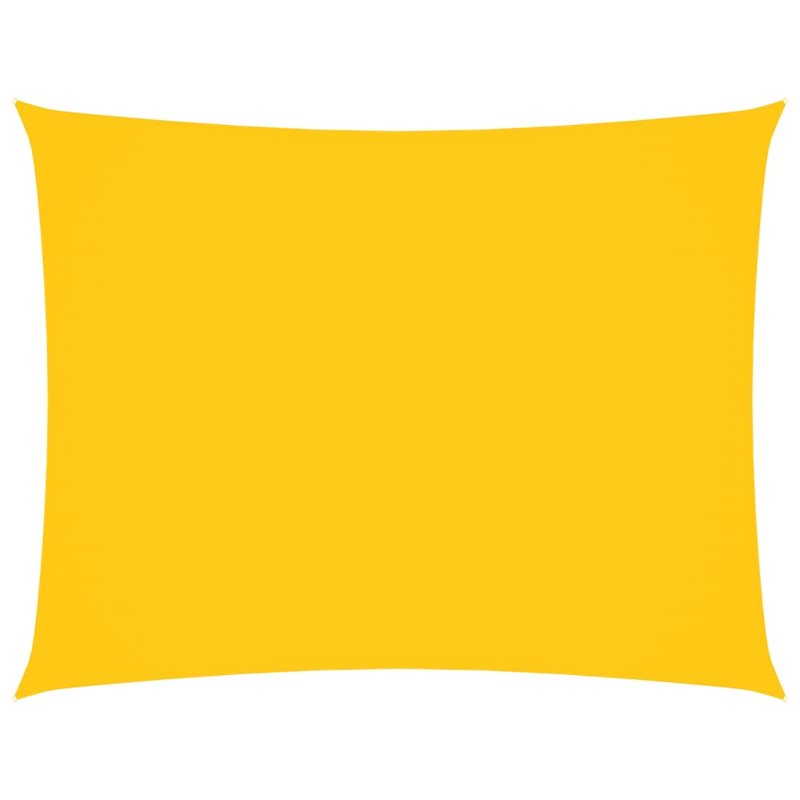 Sonnensegel Oxford-Gewebe Rechteckig 6x8 m Gelb