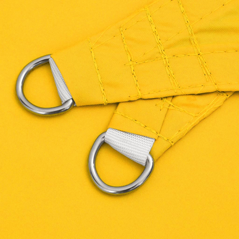 Sonnensegel Oxford-Gewebe Rechteckig 6x8 m Gelb