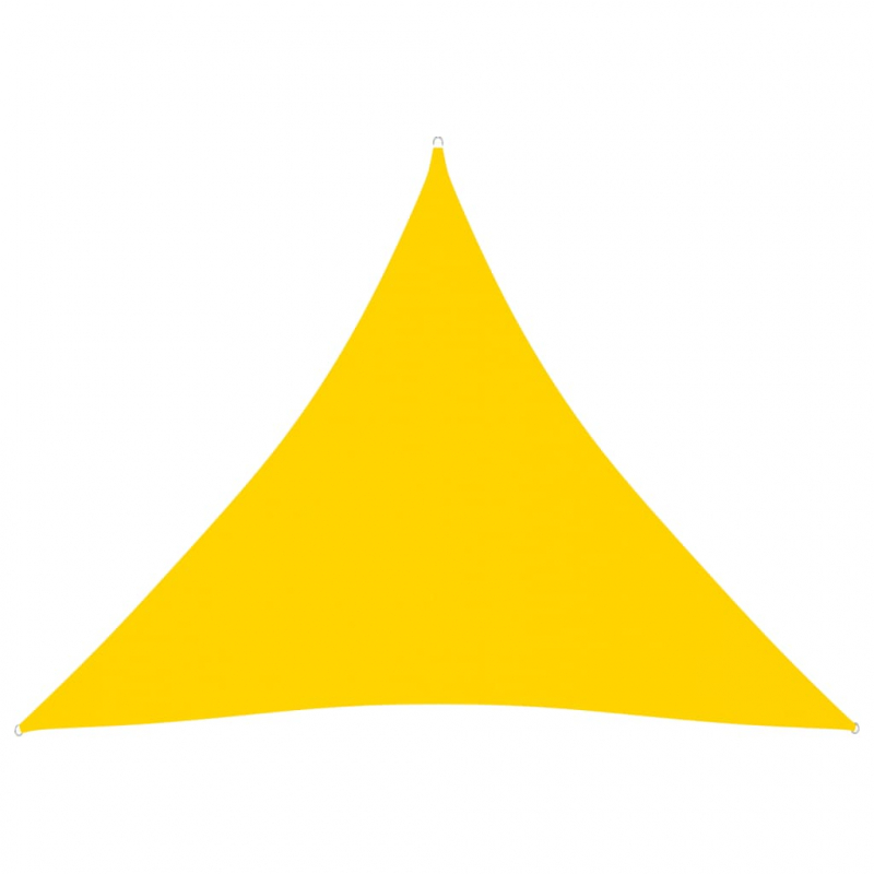 Sonnensegel Oxford-Gewebe Dreieckig 5x5x5 m Gelb