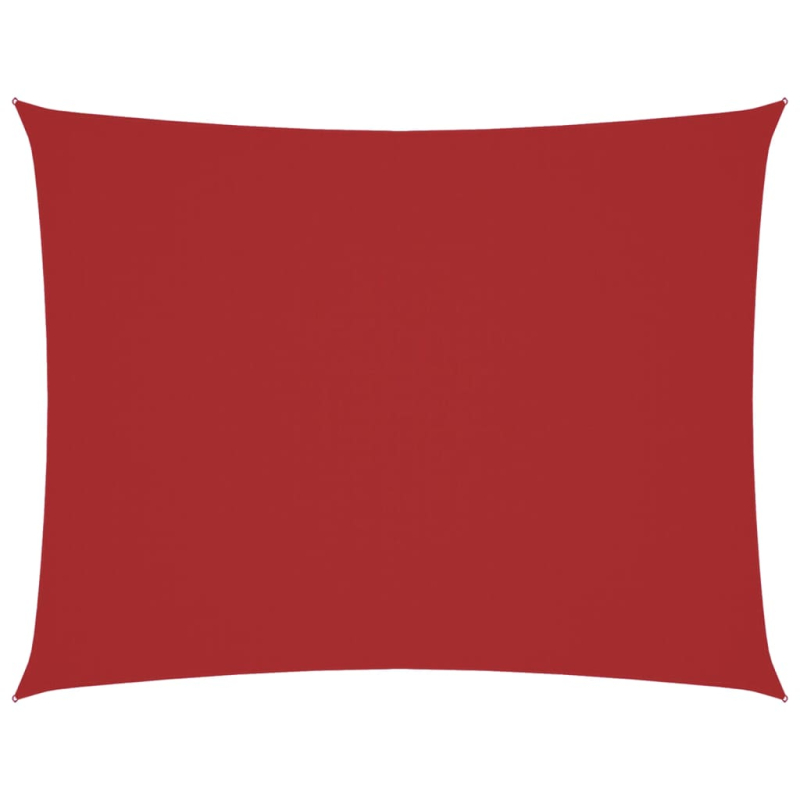 Sonnensegel Oxford-Gewebe Rechteckig 2x3,5 m Rot