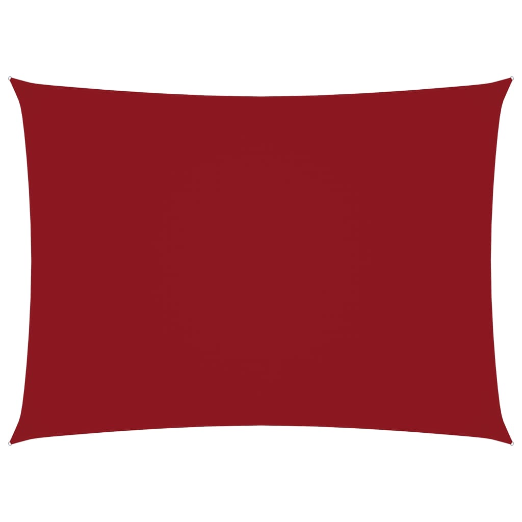 Sonnensegel Oxford-Gewebe Rechteckig 2x4 m Rot