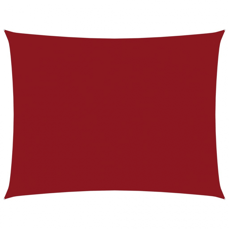 Sonnensegel Oxford-Gewebe Rechteckig 2,5x4,5 m Rot