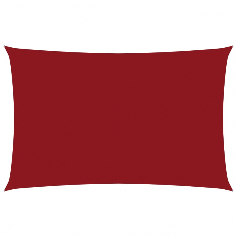 Sonnensegel Oxford-Gewebe Rechteckig 2,5x5 m Rot