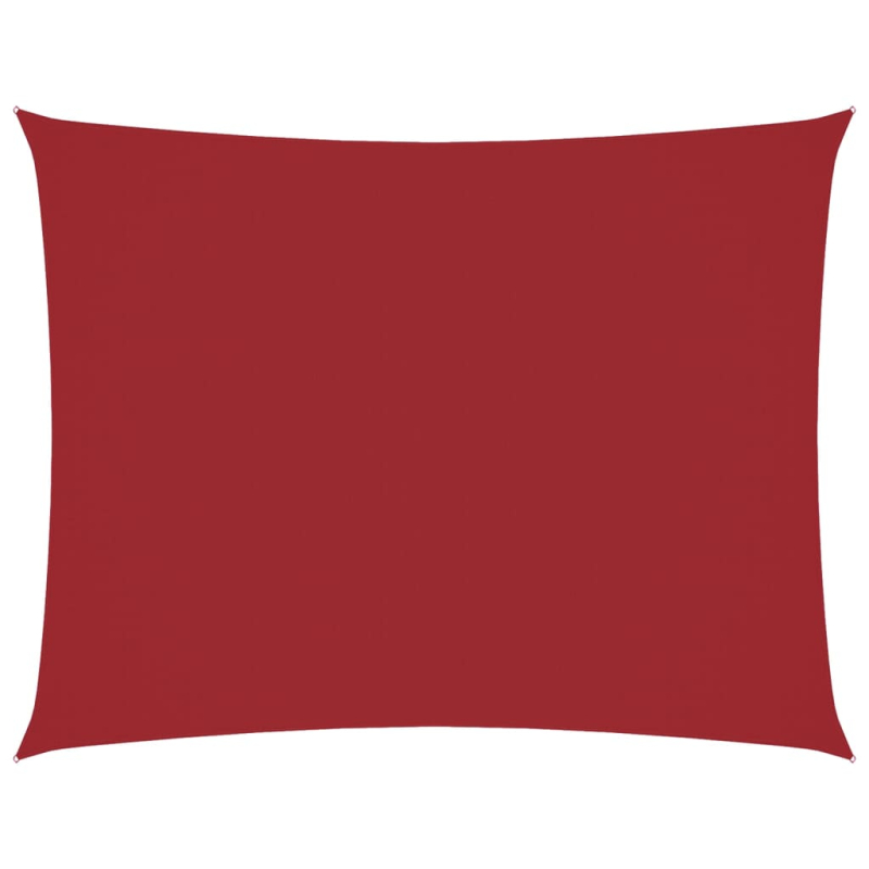 Sonnensegel Oxford-Gewebe Rechteckig 6x8 m Rot