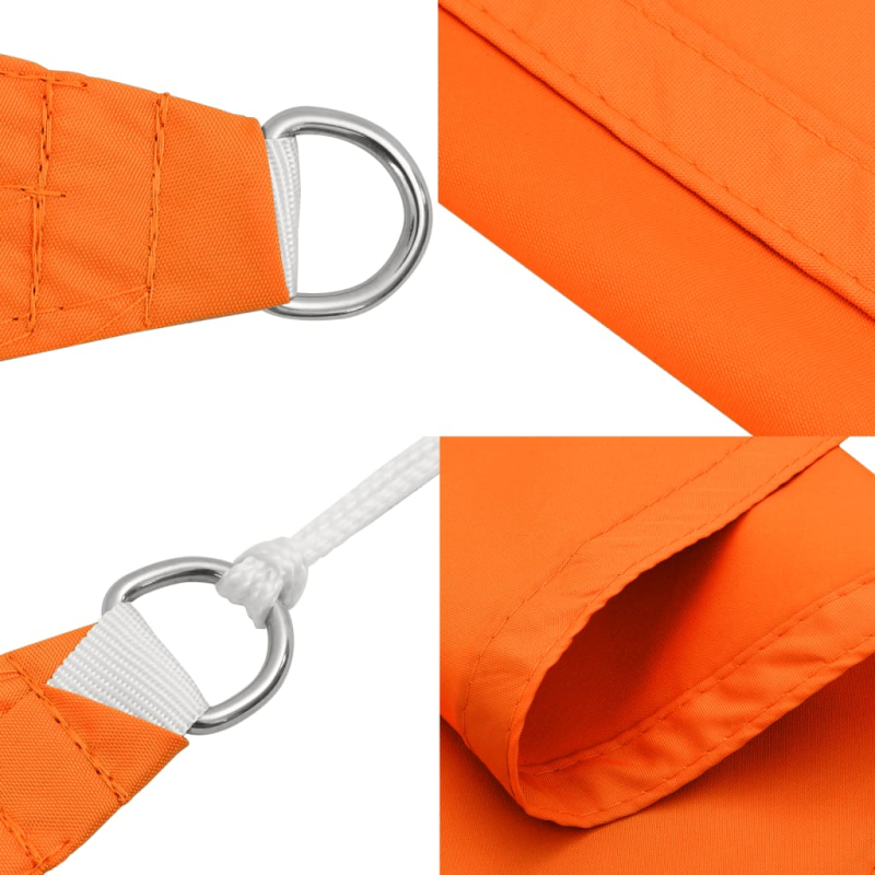 Sonnensegel Oxford-Gewebe Rechteckig 3,5x4,5 m Orange