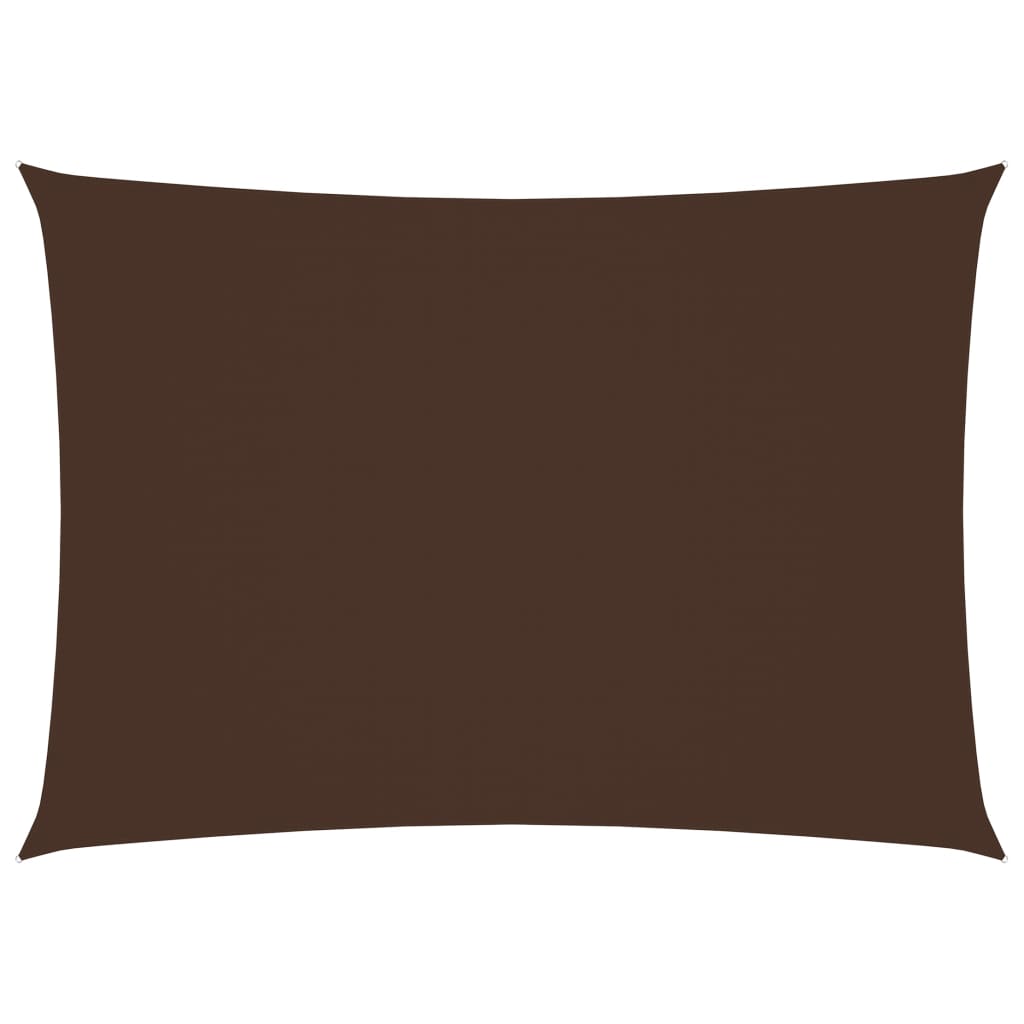 Sonnensegel Oxford-Gewebe Rechteckig 2,5x4 m Braun