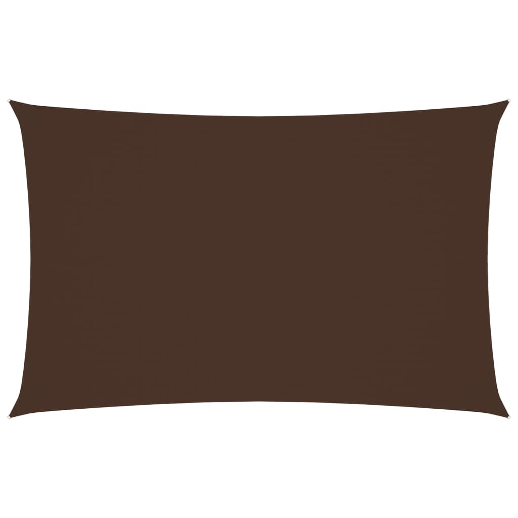 Sonnensegel Oxford-Gewebe Rechteckig 2,5x5 m Braun