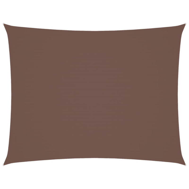 Sonnensegel Oxford-Gewebe Rechteckig 3x6 m Braun