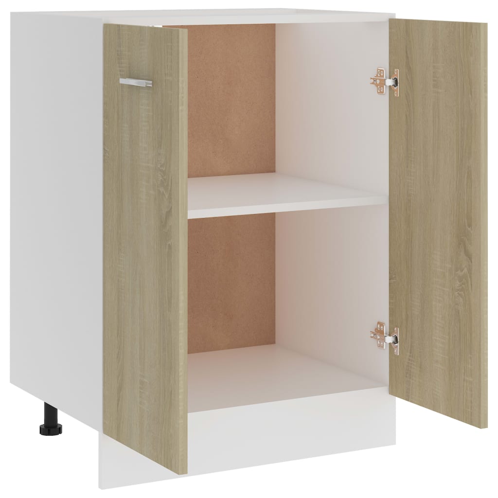 Unterschrank Lyon Sonoma-Eiche 60x46x81,5 cm Holzwerkstoff