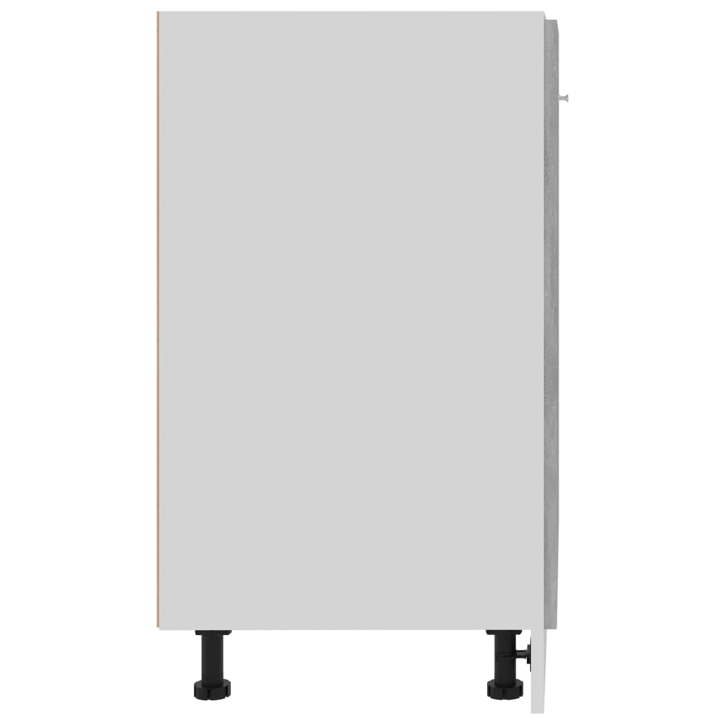 Unterschrank Lyon Betongrau 60x46x81,5 cm Holzwerkstoff