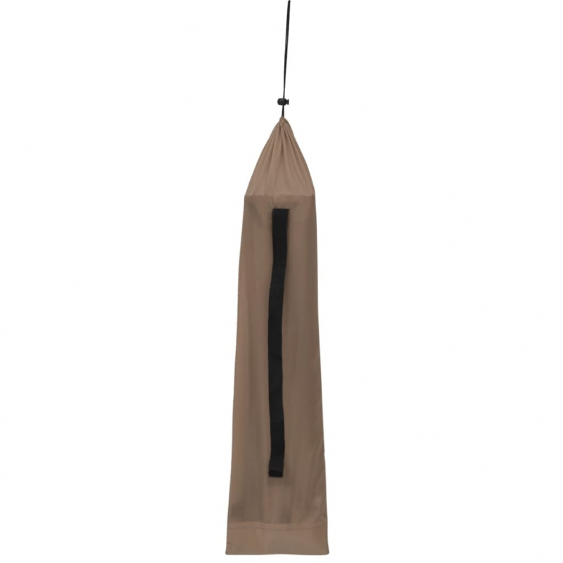 Campingbett 180x60x19 cm Oxford-Gewebe und Stahl Taupe