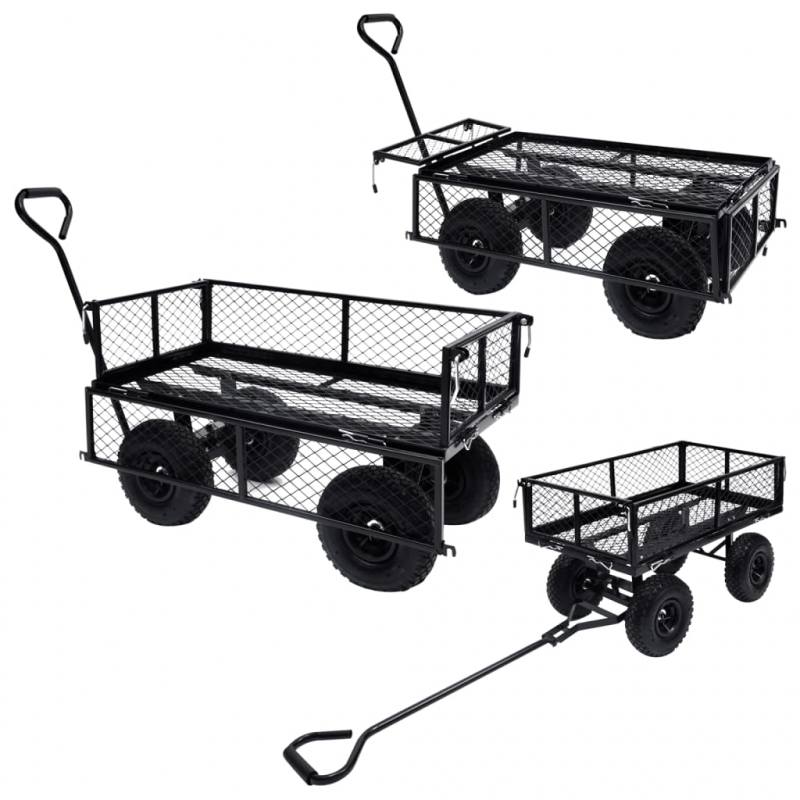Gartenwagen Schwarz 250 kg