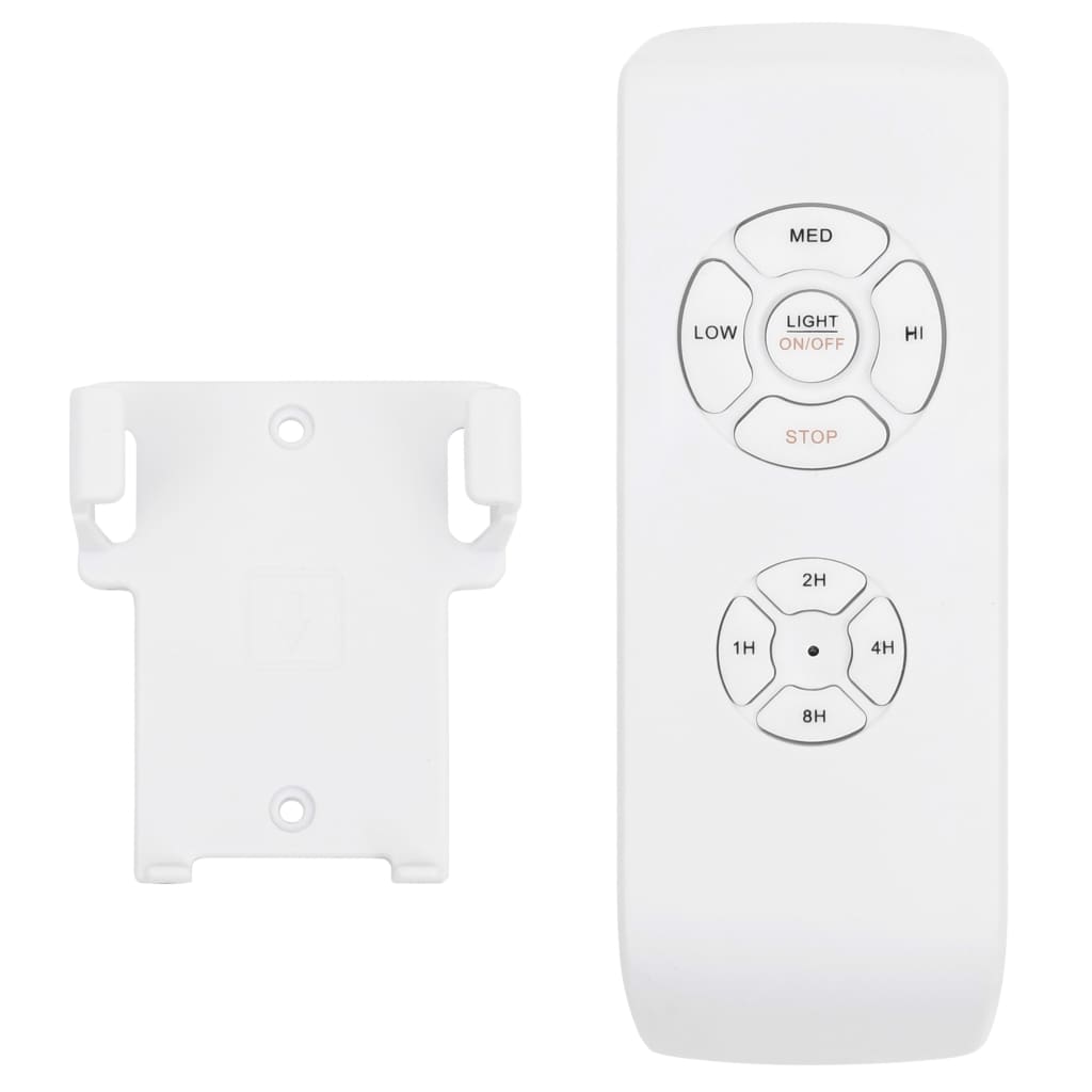 Deckenventilator mit Licht und Fernbedienung 108 cm Dunkelbraun