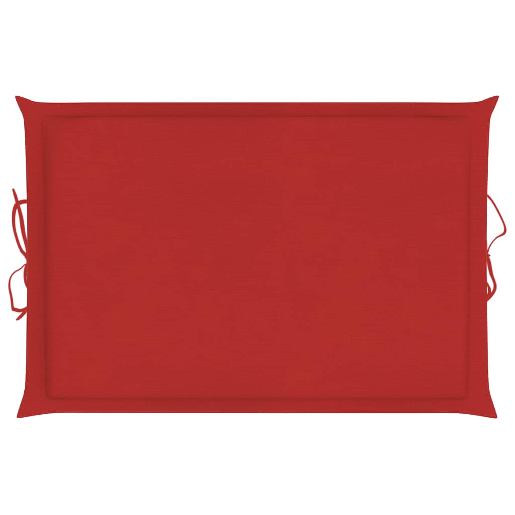 Sonnenliegen-Auflage Rot 186x58x4 cm Oxford-Gewebe