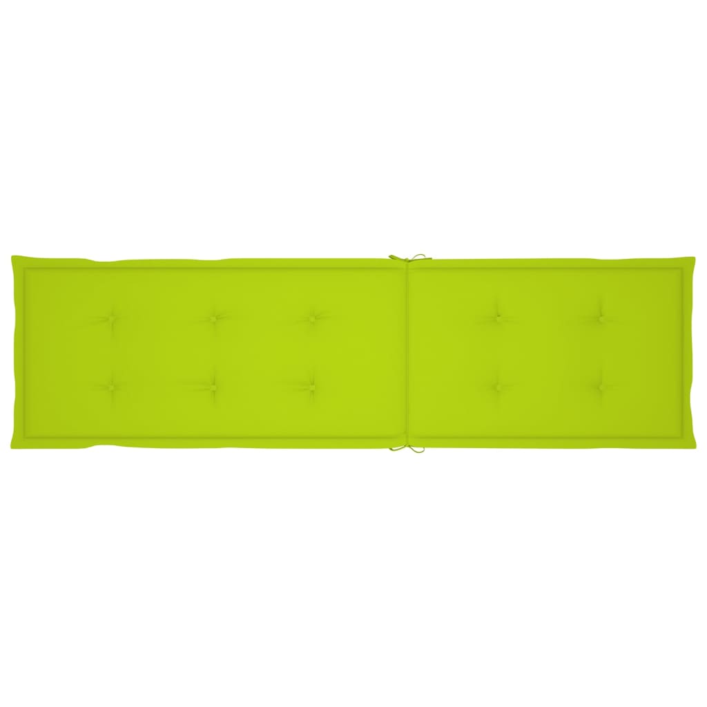 Liegestuhl-Auflage Hellgrün (75+105)x50x4 cm