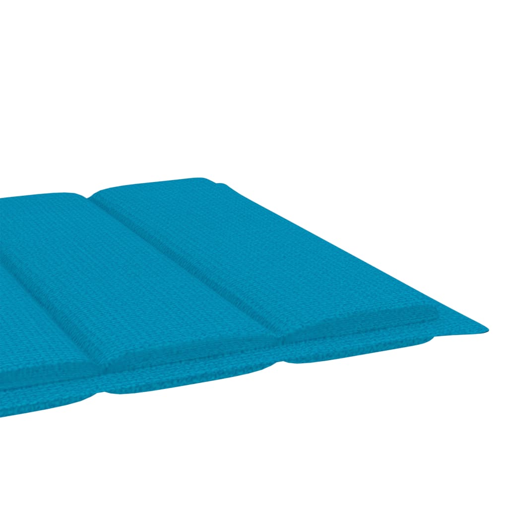 Sonnenliegen-Auflage Blau 200x50x3 cm Oxford-Gewebe