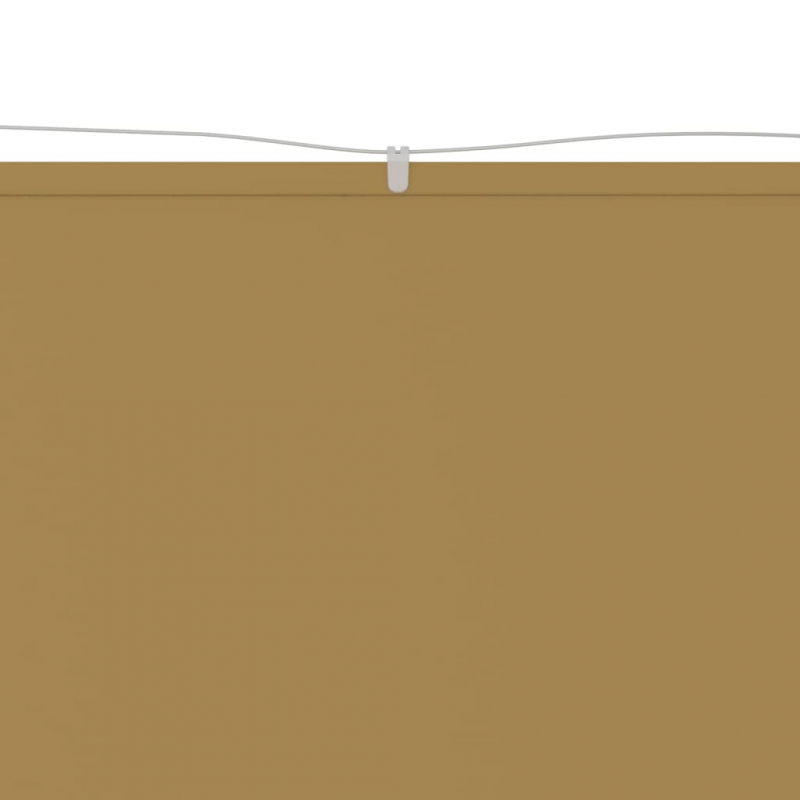 Senkrechtmarkise Beige 100x1200 cm Oxford-Gewebe