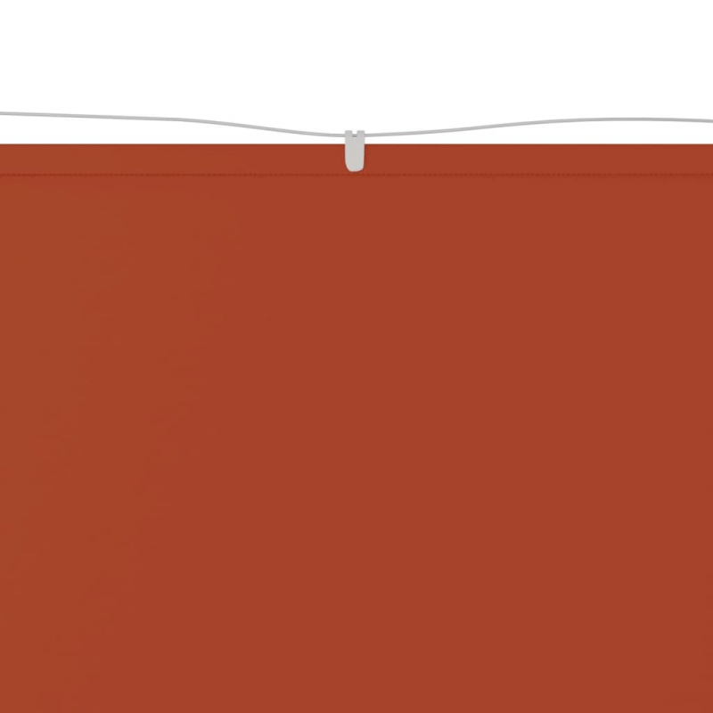 Senkrechtmarkise Terrakotta 60x800 cm Oxford-Gewebe