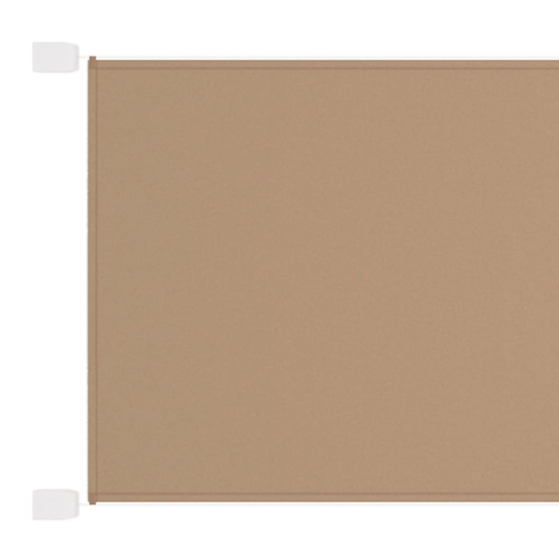 Senkrechtmarkise Taupe 60x1000 cm Oxford-Gewebe