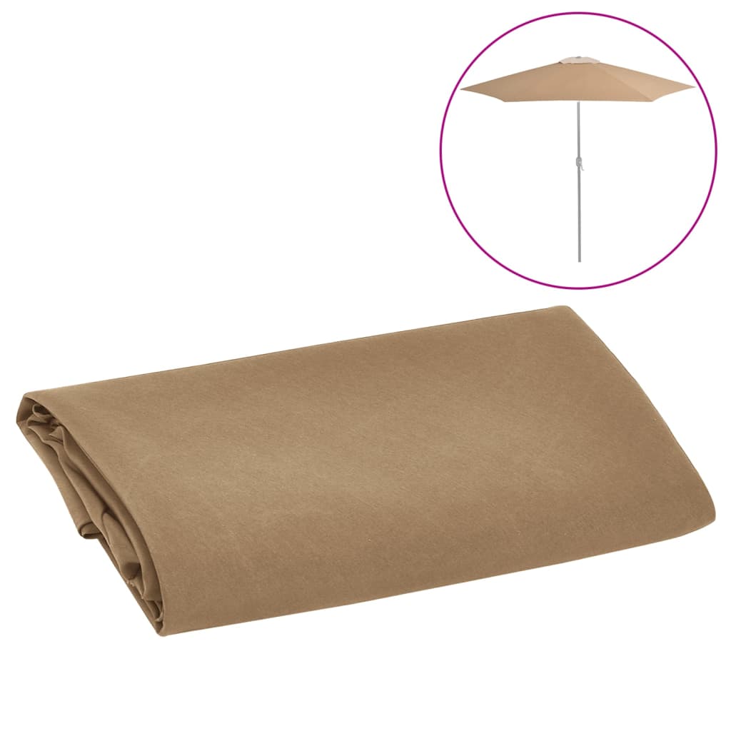 Ersatzbezug für Sonnenschirm Taupe 300 cm