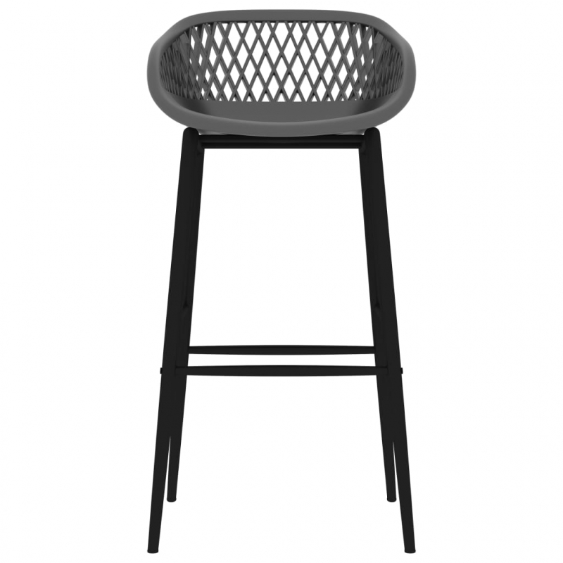 7-tlg. Bar-Set Schwarz und Grau