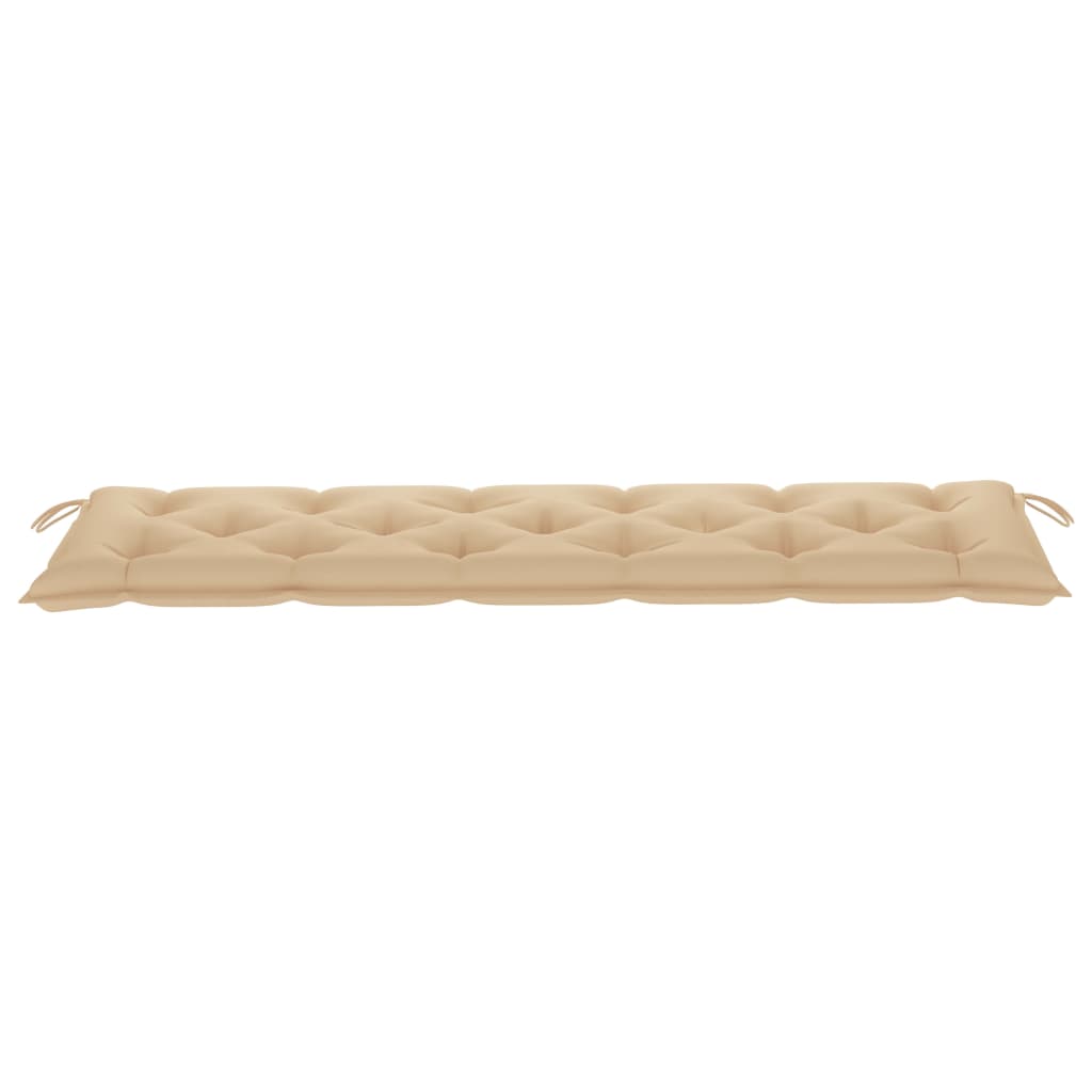 Gartenbank-Auflage Beige 180x50x7 cm Oxford-Gewebe