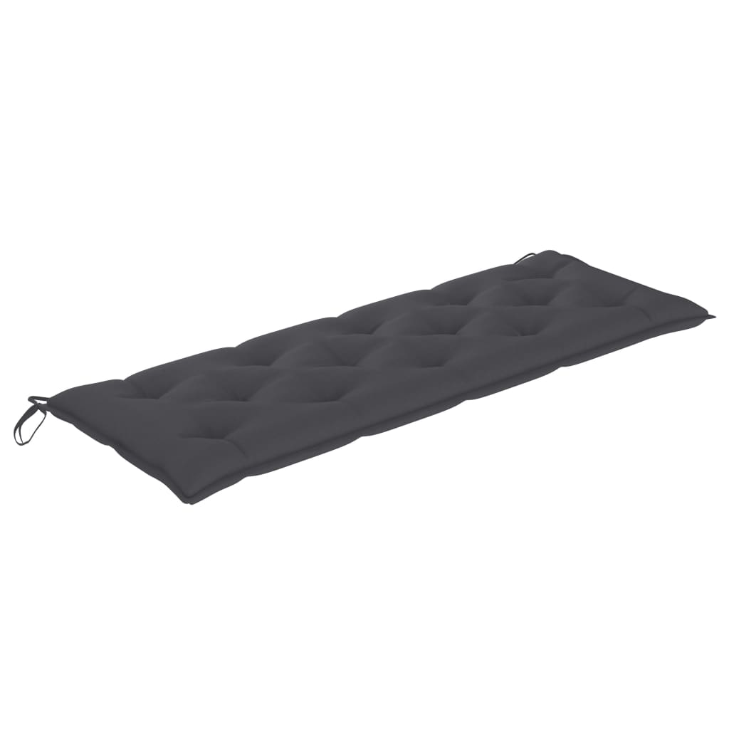 Gartenbank-Auflage Anthrazit 150x(50+50)x7 cm Oxford-Gewebe