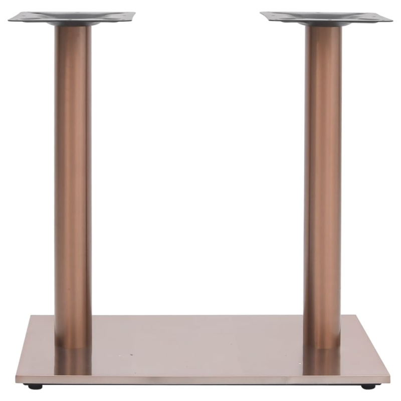 Bistrotisch-Gestell Messing 70x40x72 cm Edelstahl