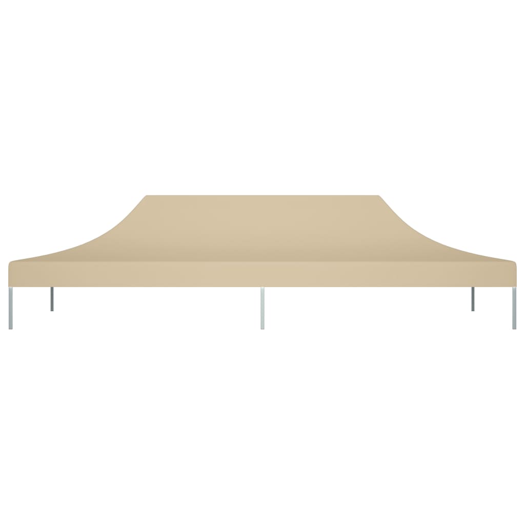 Partyzelt-Dach 6x3 m Beige 270 g/m²