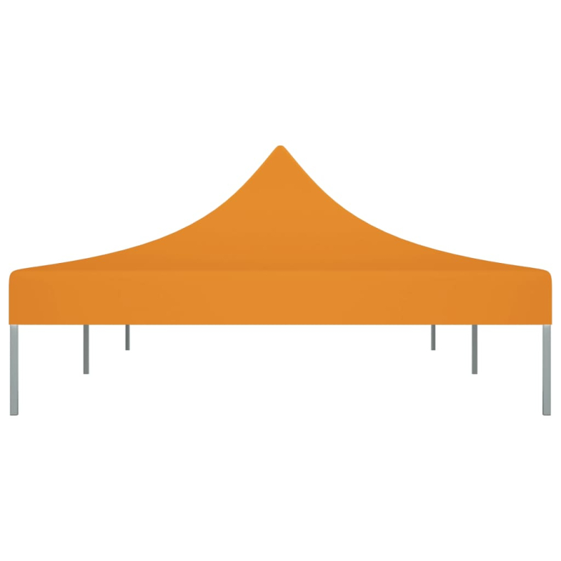 Partyzelt-Dach 6x3 m Orange 270 g/m²