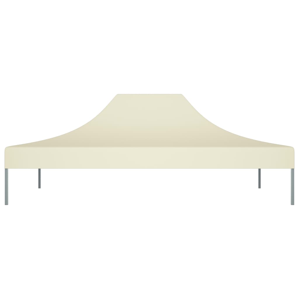 Partyzelt-Dach 4x3 m Creme 270 g/m²
