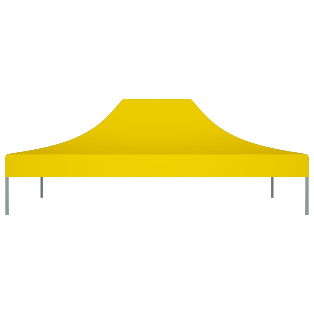 Partyzelt-Dach 4x3 m Gelb 270 g/m²