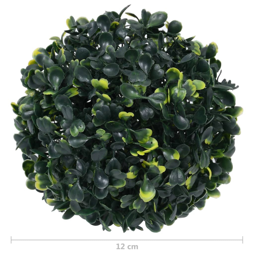 Künstliche Buchsbaumkugeln 4 Stk. 12 cm