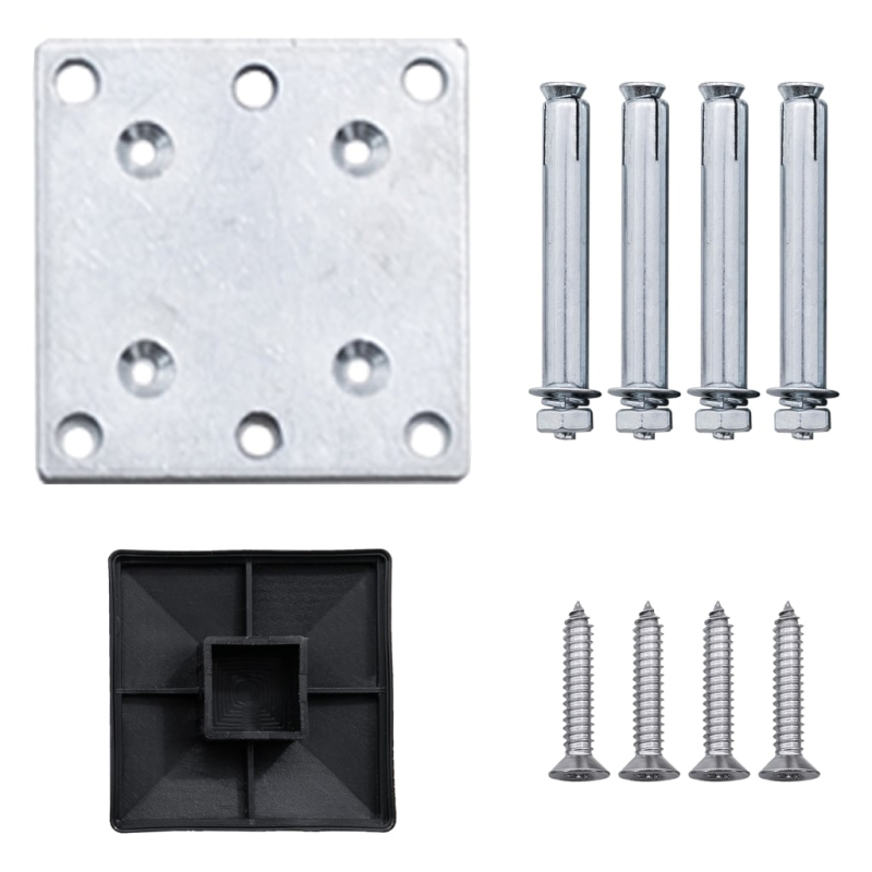 Zaunelement WPC 175x146 cm Grau