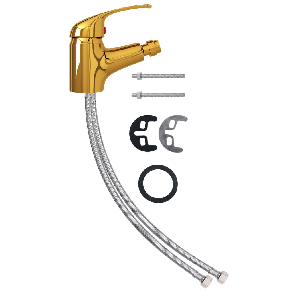 Badezimmer Bidet Mischbatterie Golden 13x12 cm