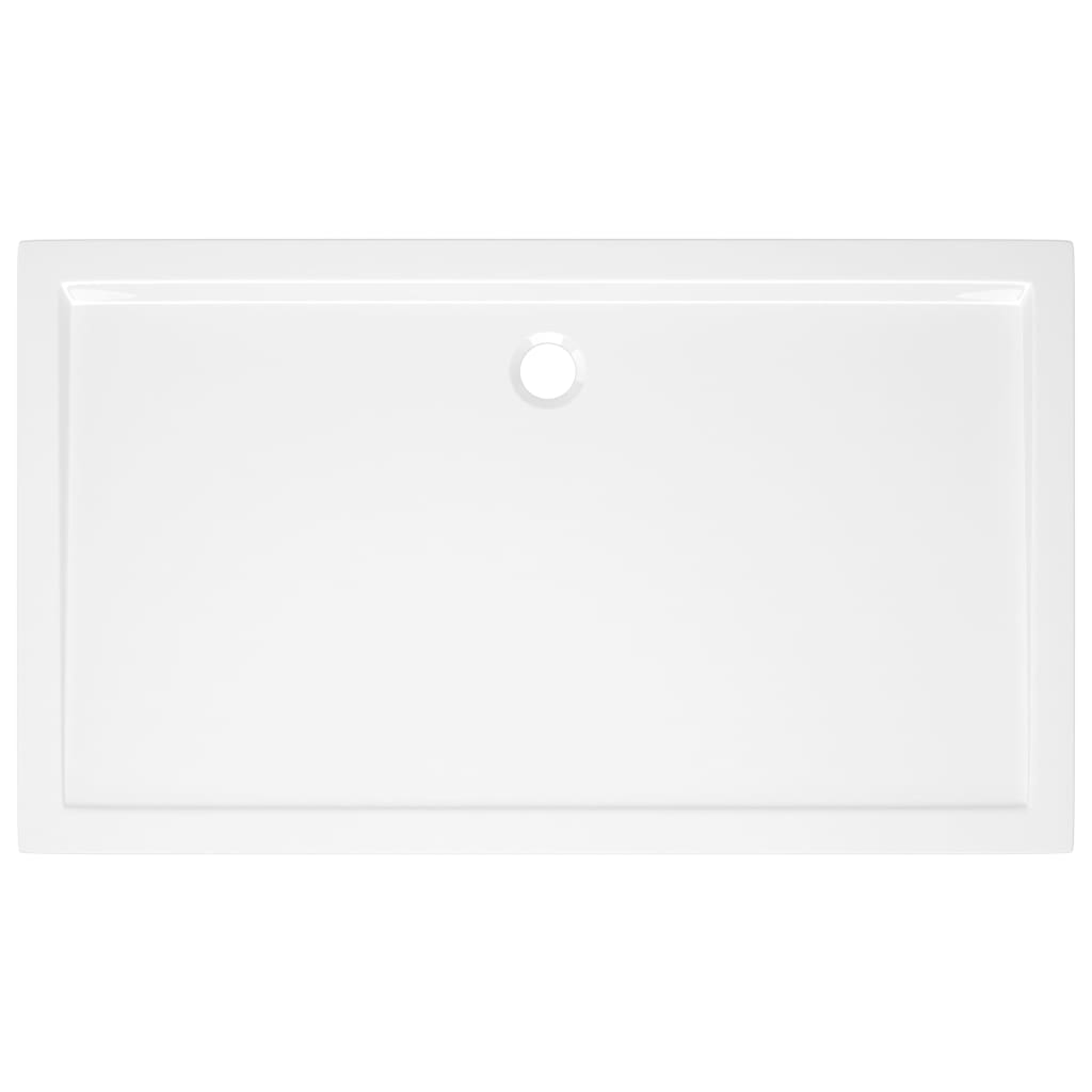 Duschtasse ABS Rechteckig Weiß 70x120 cm