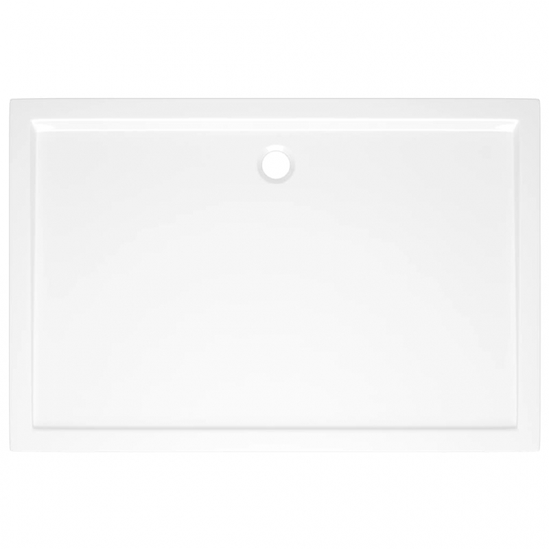 Duschtasse ABS Rechteckig Weiß 80x120 cm