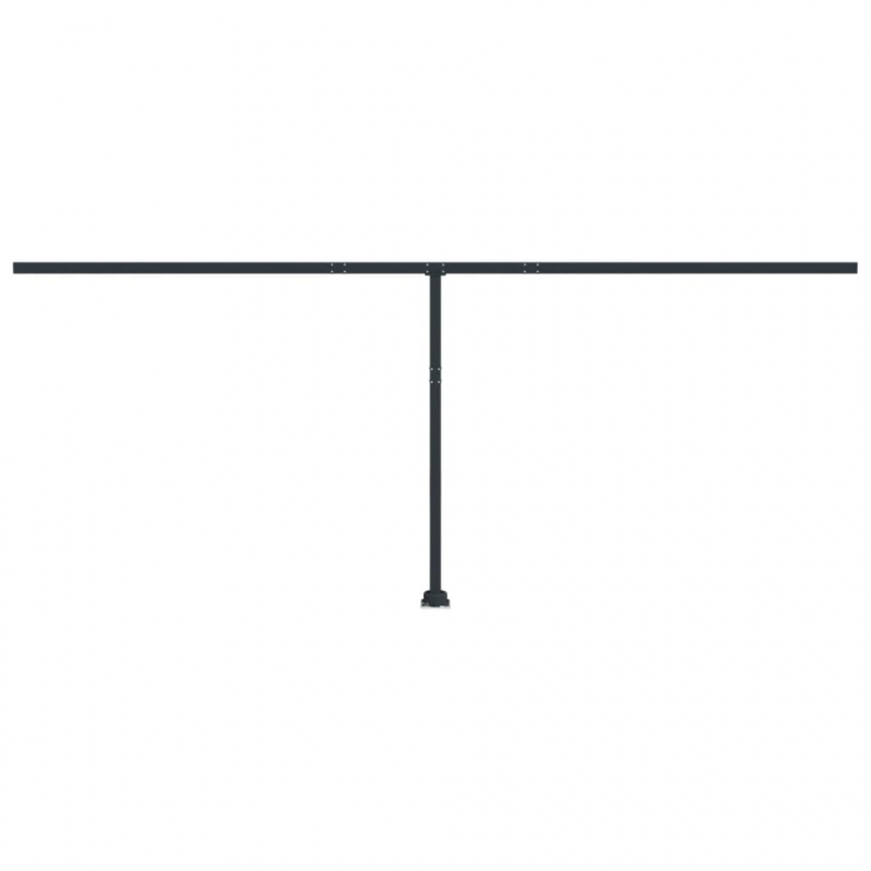 Stützen für Markisen Anthrazit 600x245 cm Eisen