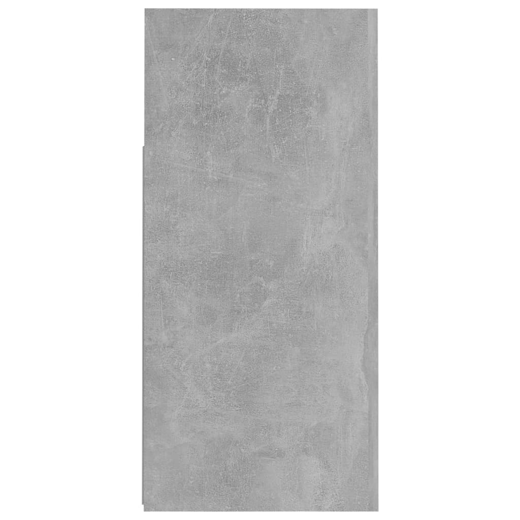 Sideboard mit LED-Leuchten Betongrau 80x35x75 cm