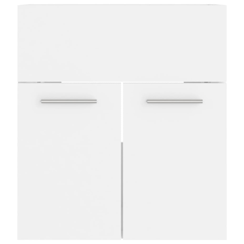 Waschbeckenunterschrank Weiß 41x38,5x46 cm Holzwerkstoff