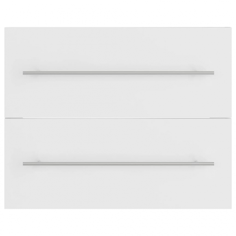 Waschbeckenunterschrank Weiß 60x38,5x48 cm Holzwerkstoff