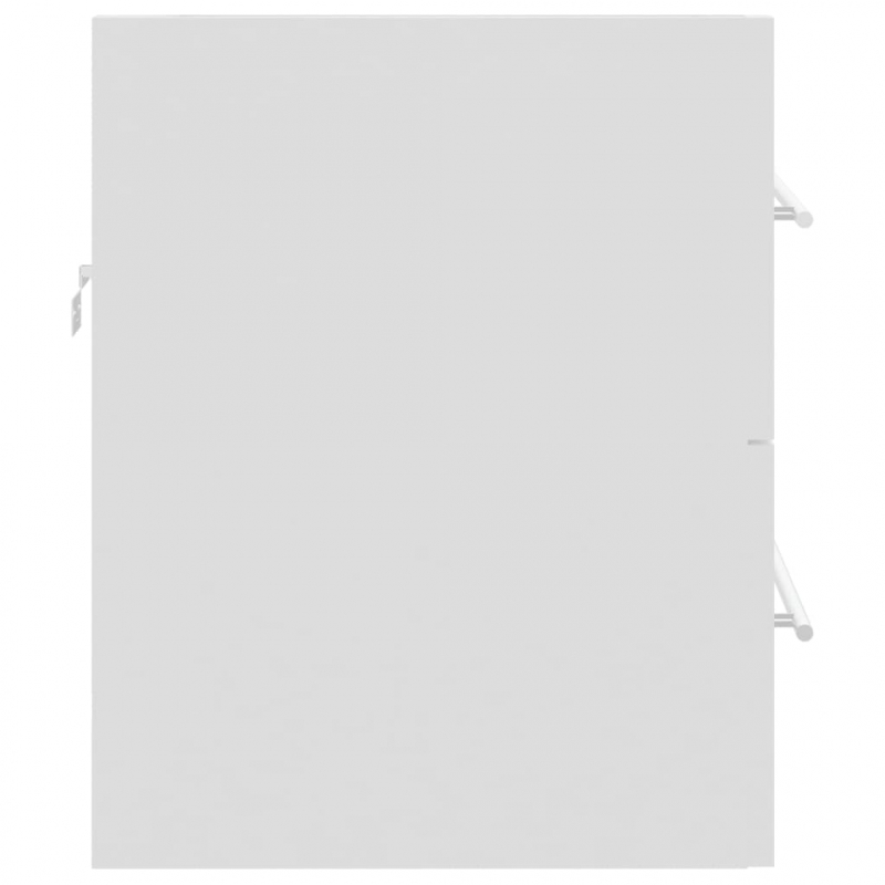 Waschbeckenunterschrank Weiß 60x38,5x48 cm Holzwerkstoff