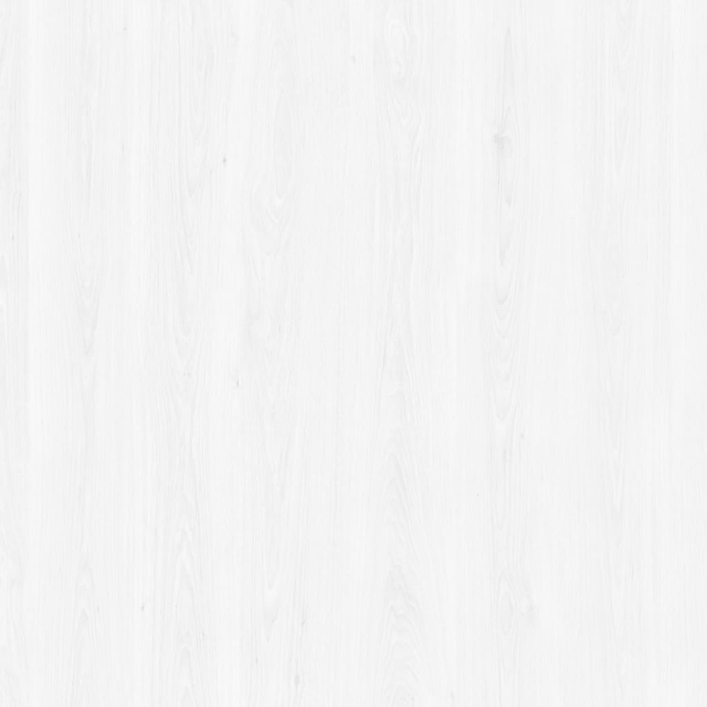 Möbelfolien Selbstklebend 2 Stk. Weißes Holz 500x90 cm PVC