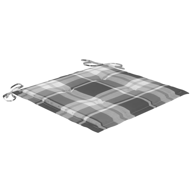 Gartenstühle mit Kissen 2 Stk. Massivholz Akazie