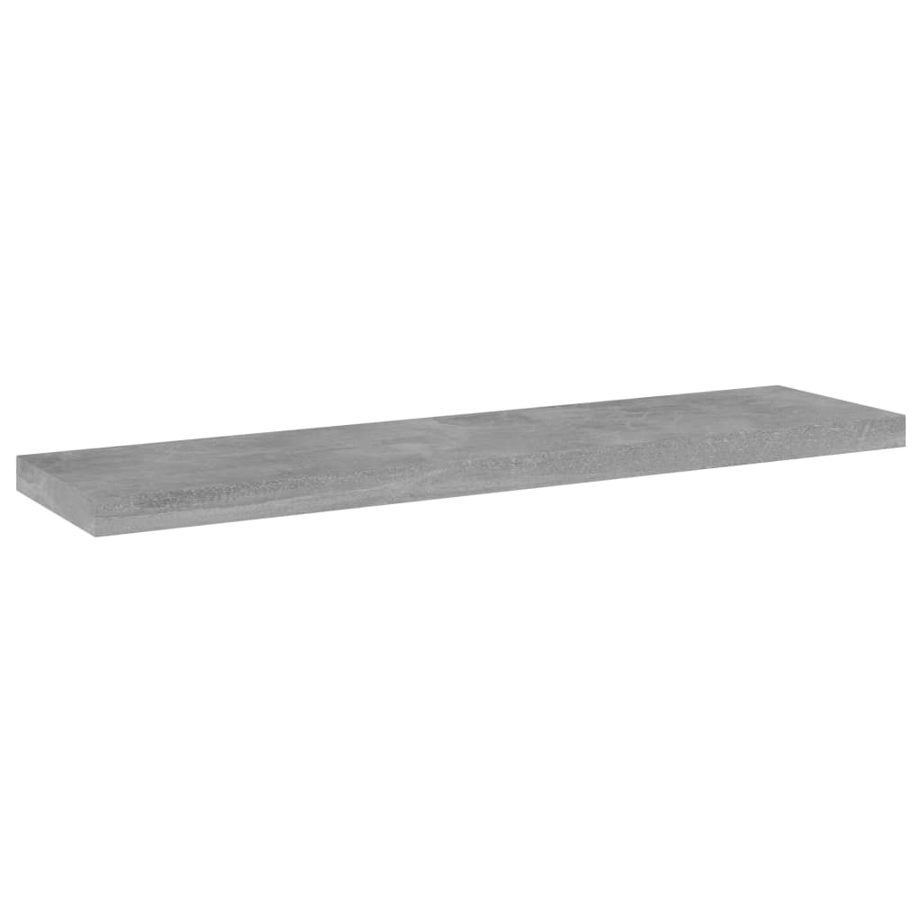 Bücherregal-Bretter 4 Stk. Betongrau 40x10x1,5 cm Holzwerkstoff