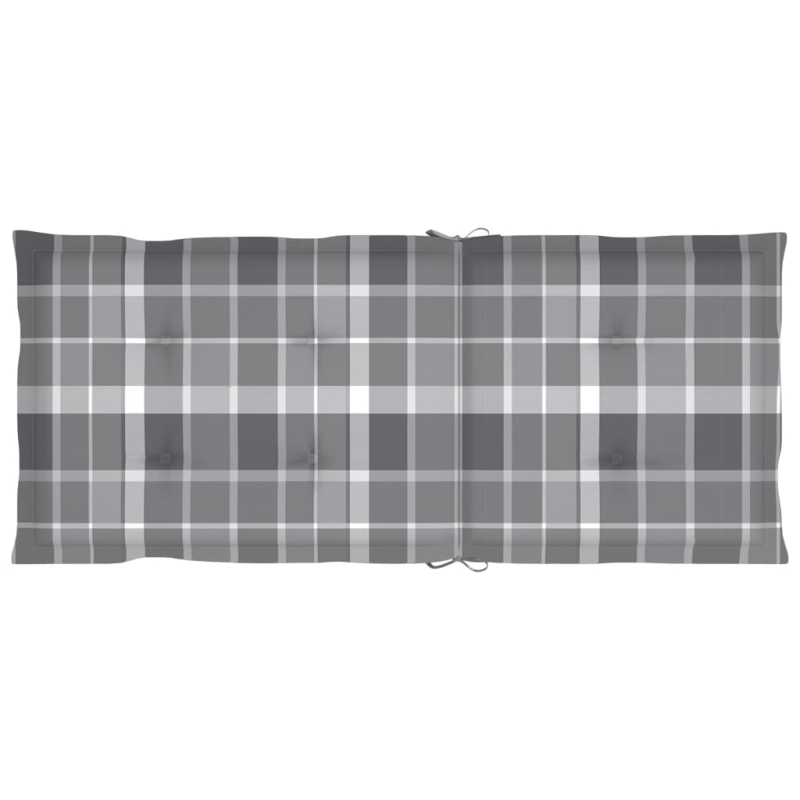 Schaukelstuhl mit Kissen Bambus