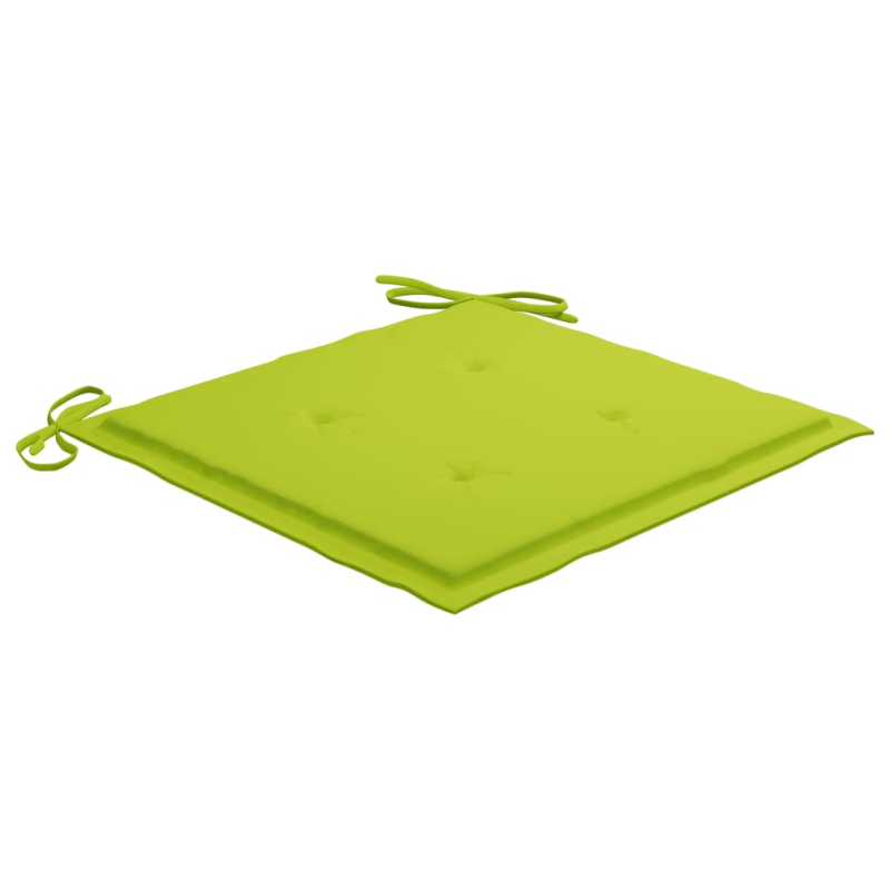 Klappbare Gartenstühle 2 Stk. mit Sitzkissen Massivholz Akazie